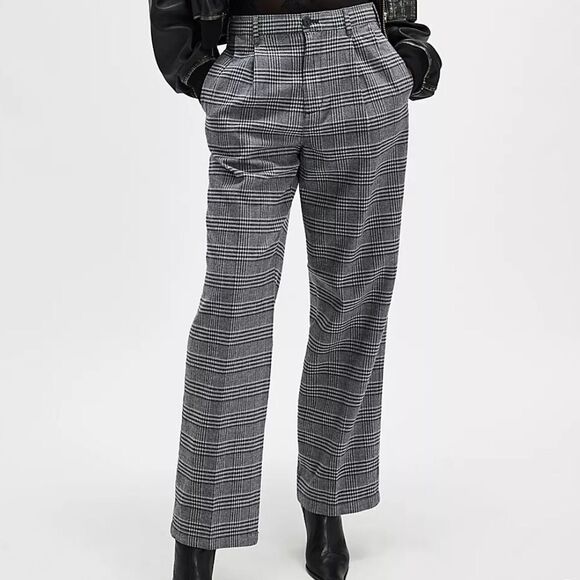 Free People Dockers Original High Pleated Wide-Leg Trousers size 29 - Picture 1 of 12